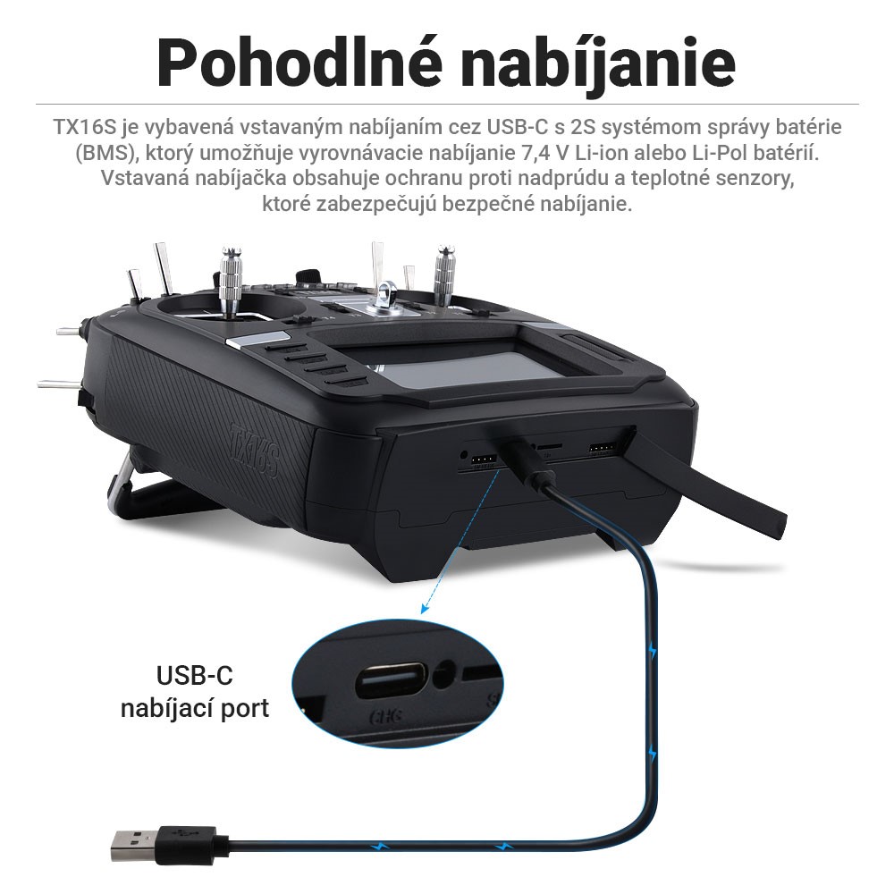 RadioMaster TX16S MKII ELRS vezérlők